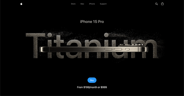 Apple Landing Page